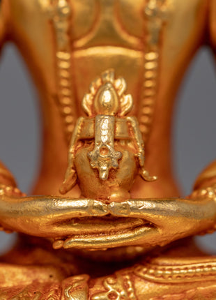 Mini Amitayus Sculpture | Himalayan Buddhist Art