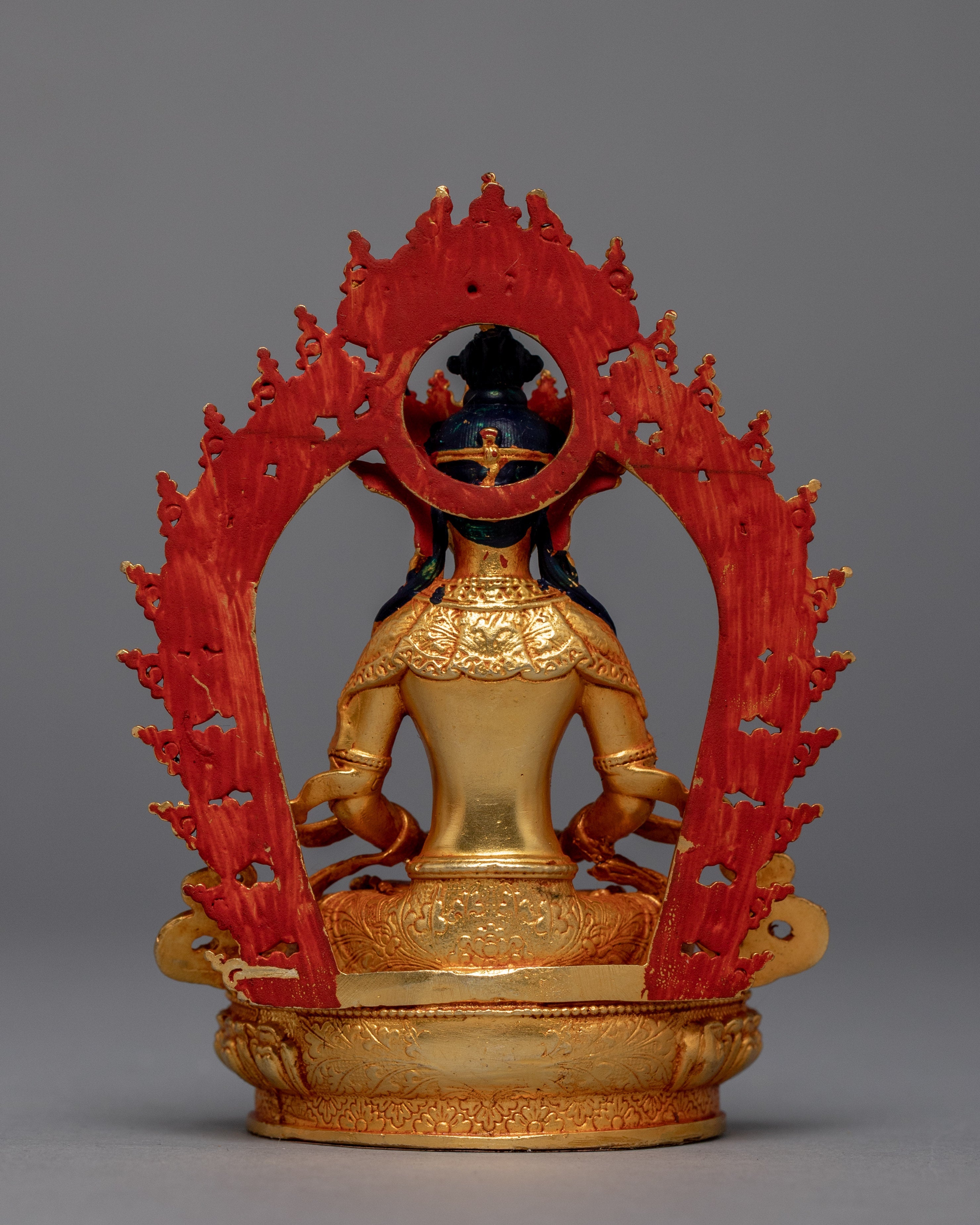 Mini Amitayus Sculpture | Himalayan Buddhist Art