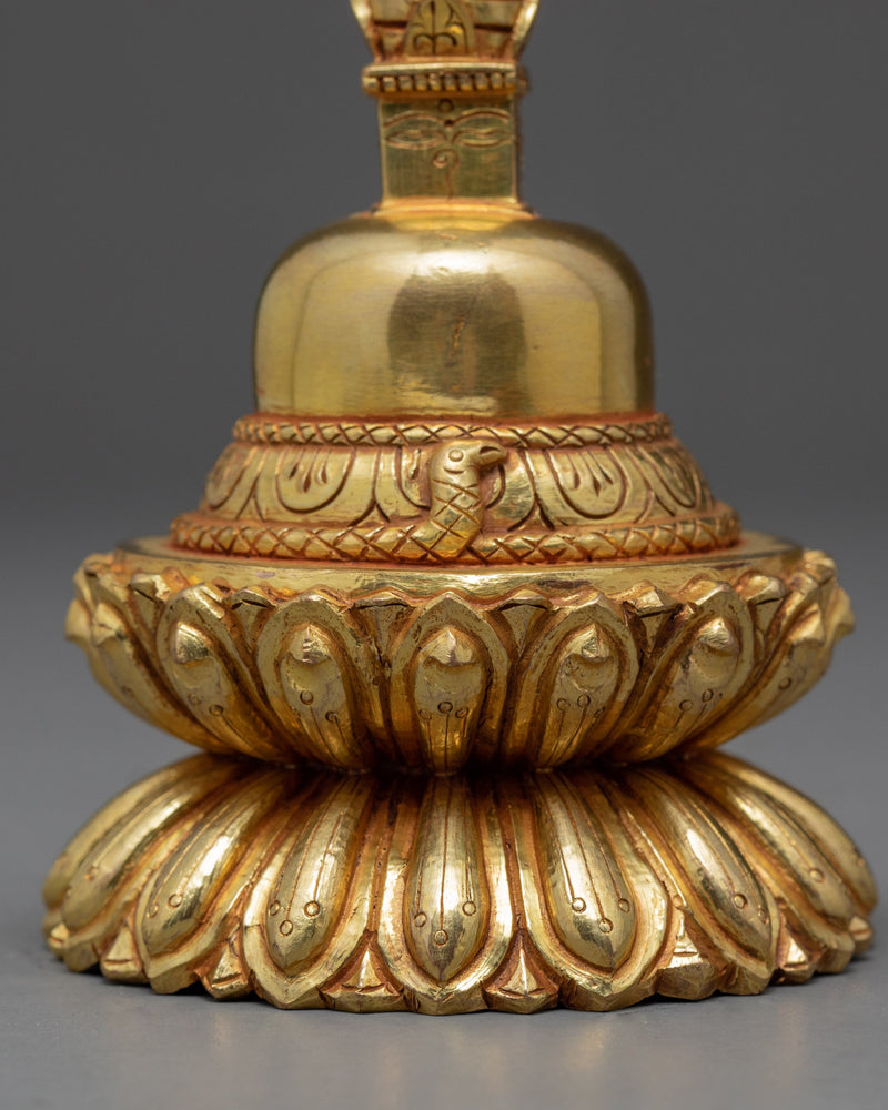 Beautifully Handmade Buddha Stupa | Antique Tibetan Chorten