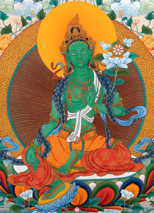 21 Tara Print | Twenty-One Tara Thangka of the Chandragomin Tradition