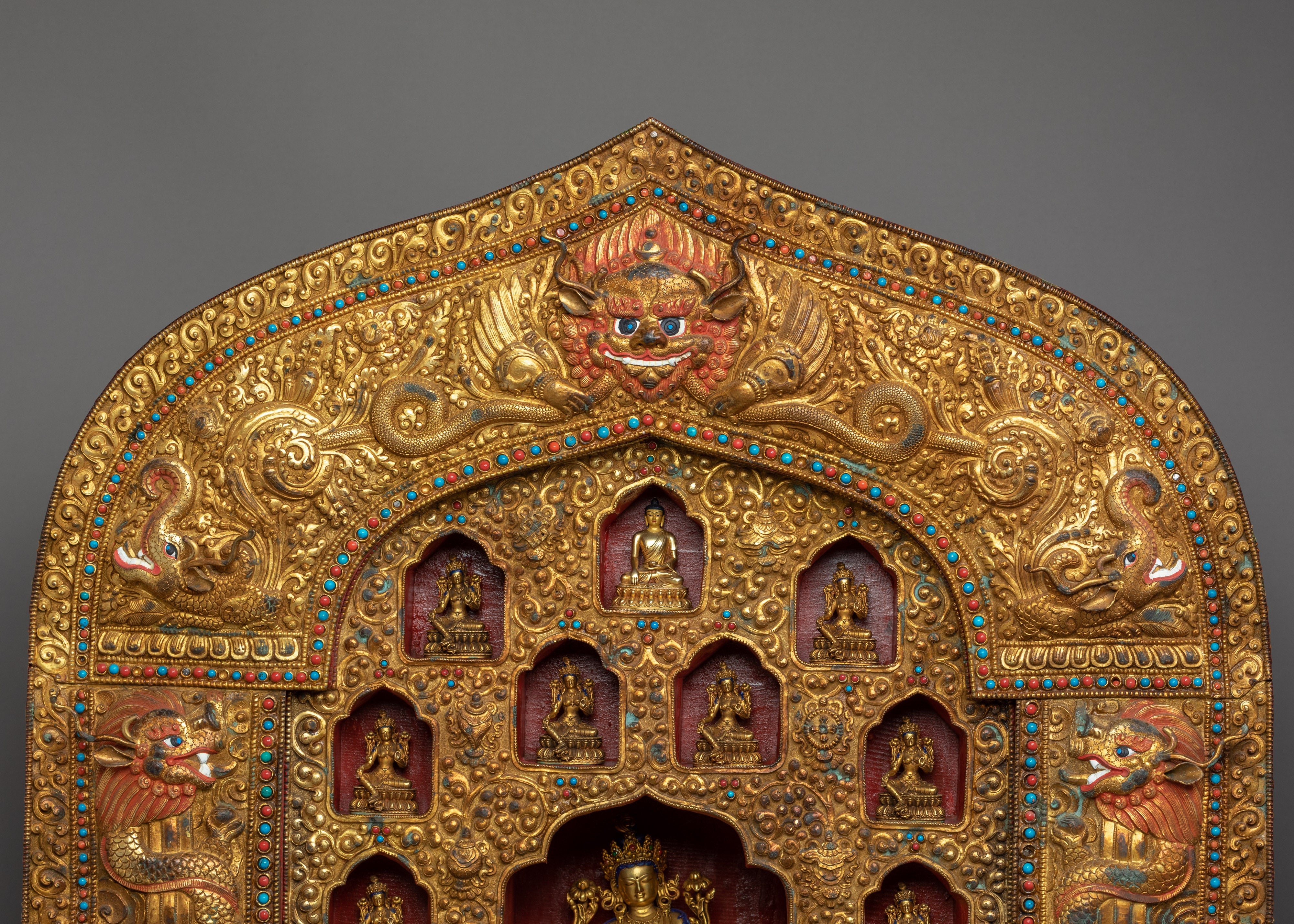21 Tara Statue Set | Traditionally Handcarved Statue | Religious Decors