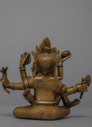 Sacred Ganesh Consort Sculpture | Seek Their Divine Guidance and Blessings