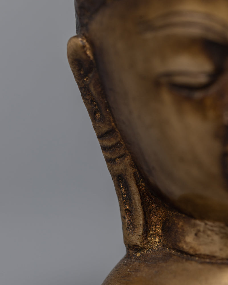 Copper Buddha Head Decor | Embrace the Divine Essence of Buddha