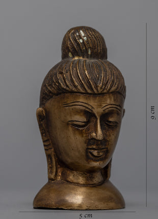 Copper Buddha Head Decor | Embrace the Divine Essence of Buddha