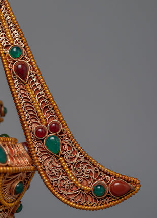 24K Gold Plated Buddhist Stupa | Himalayan Art