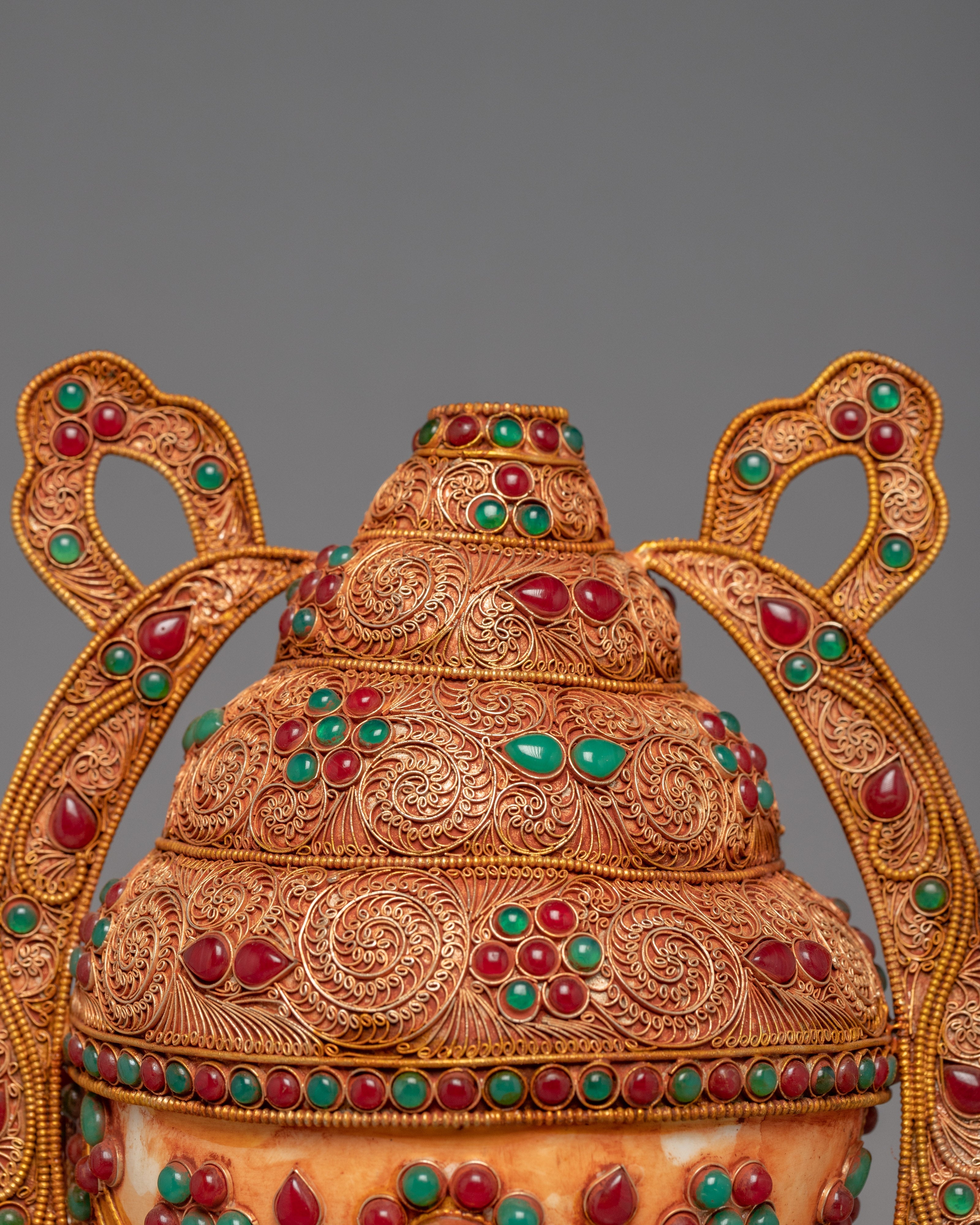 Spiral Conch Shell | Handmade Sankha