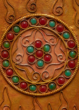 Stand vajra Filigree Inlay | Handmade Thunderbolt from Nepal
