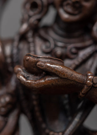 Mini Dorje Phagmo Sculpture | Traditional Vajravarahi Art