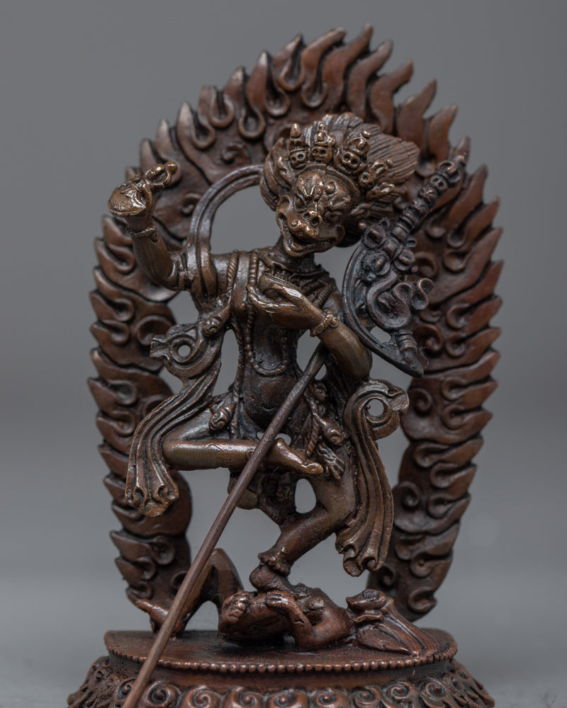 Mini Singhamukha Statue | Buddhist Artwork