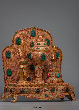 Standing Vajra, Bell And Conch | Traditional Artifacts | Home Decors