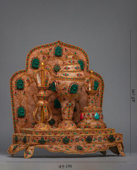 Standing Vajra, Bell And Conch | Traditional Artifacts | Home Decors