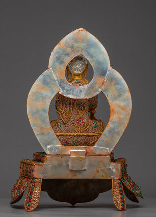 24K Gold Plated Shakyamuni Buddha Statue | Himalayan Art