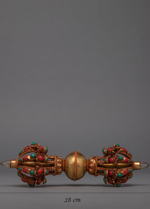 Buddhism Vajra | 24K Gold Plated Himlayan Artwork