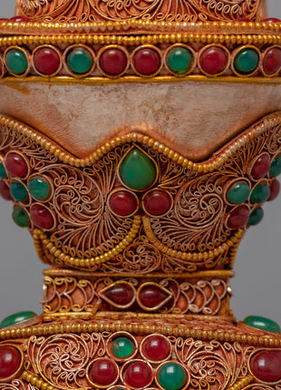 Tibetan Kapala | 24K Gold Plated
