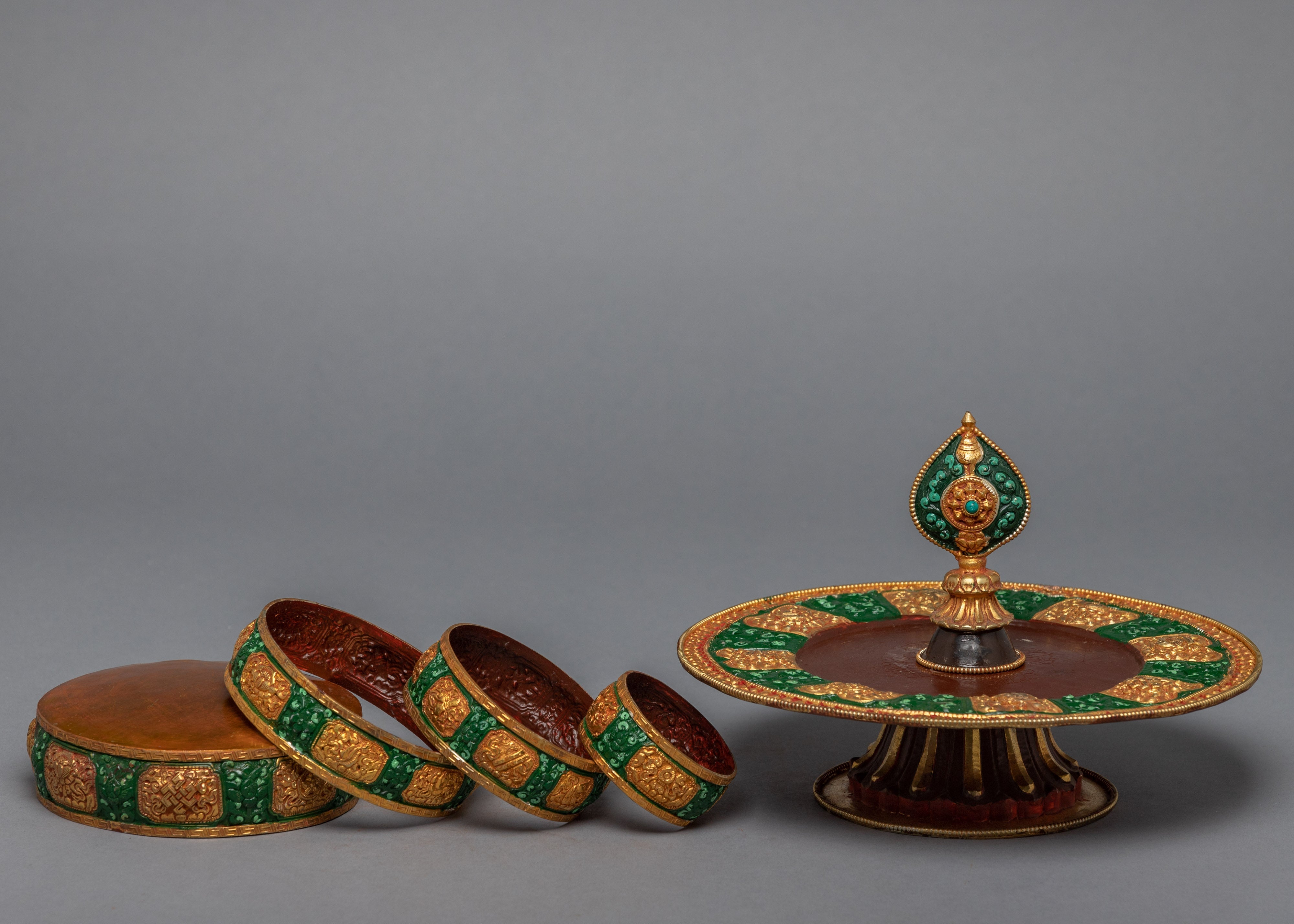 Handmade Mandala Set | 24K Gold Plating
