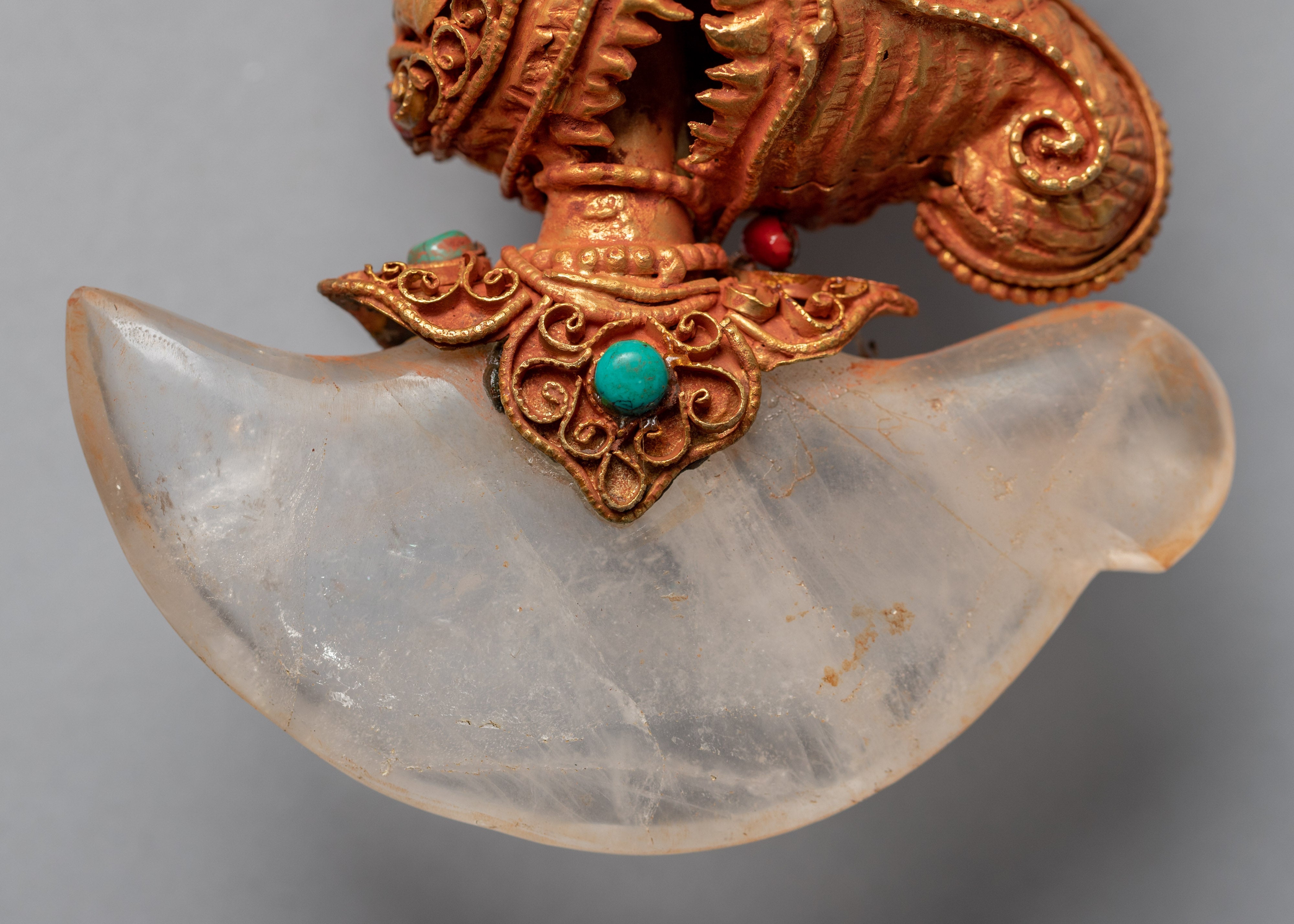 Tibetan Kartika Axe| 24K Gold Plated Ritual Object