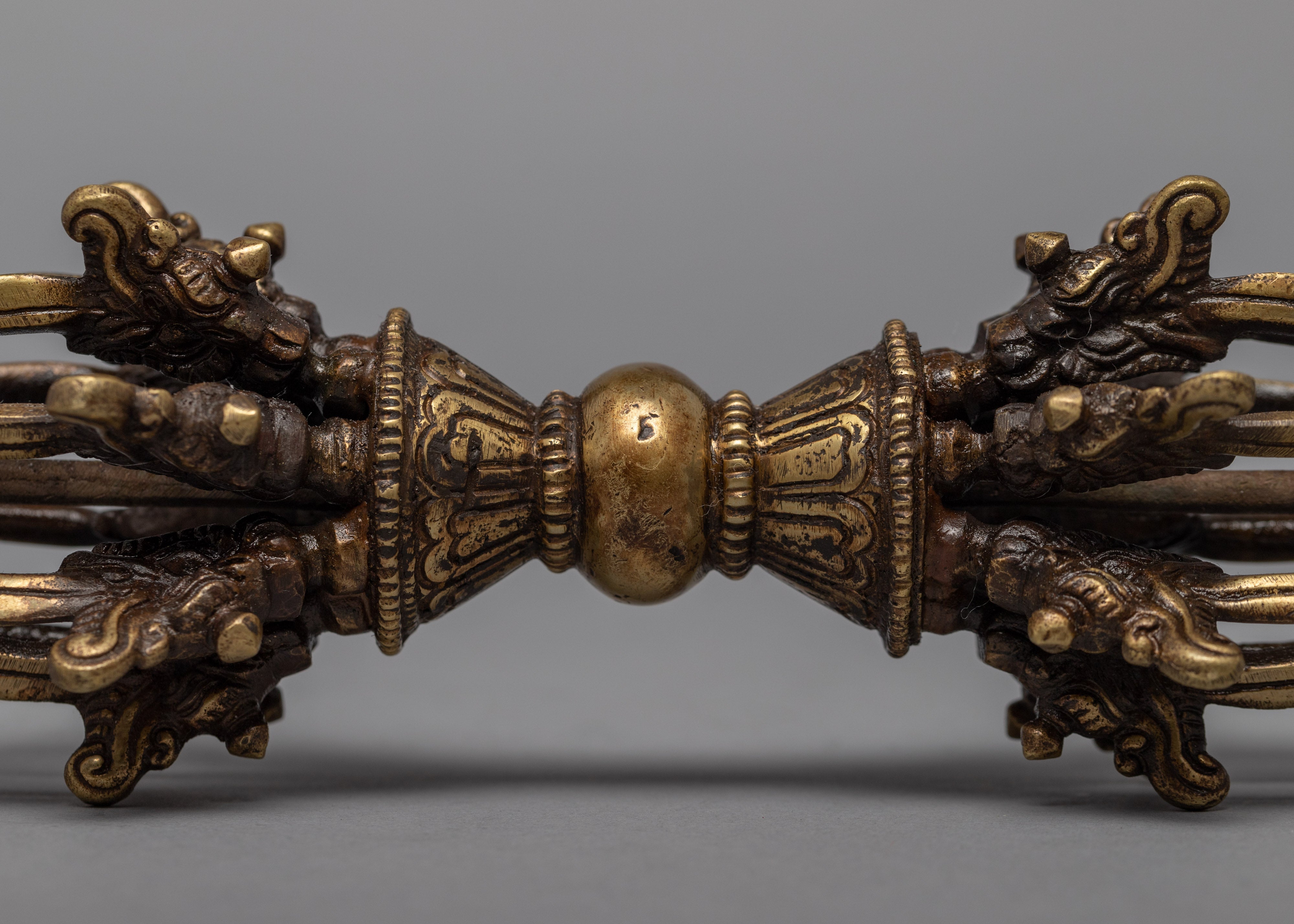 Tibetan Vajra | Gold plated Thunder Bolt"Vajra"