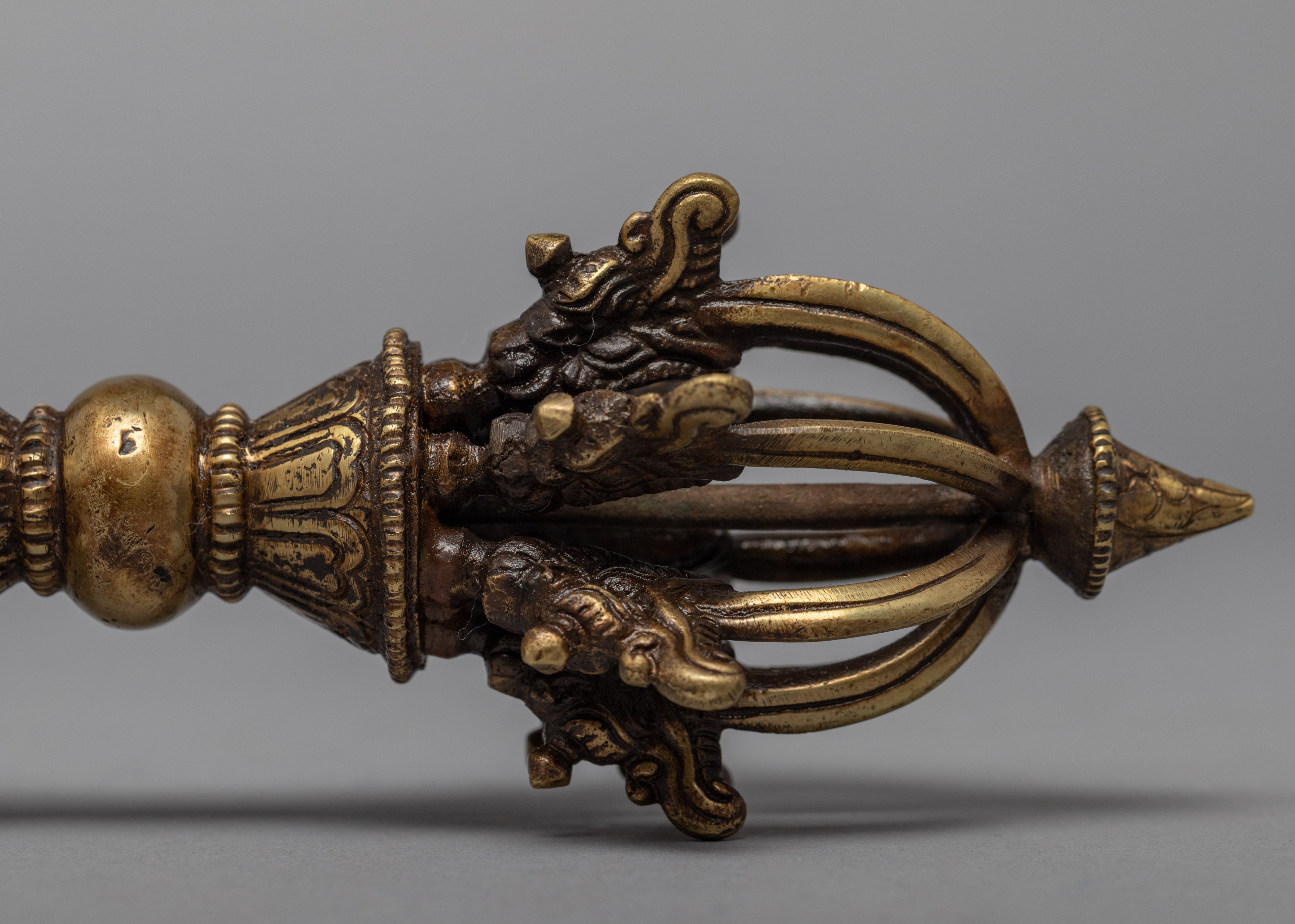 Tibetan Vajra | Gold plated Thunder Bolt"Vajra"