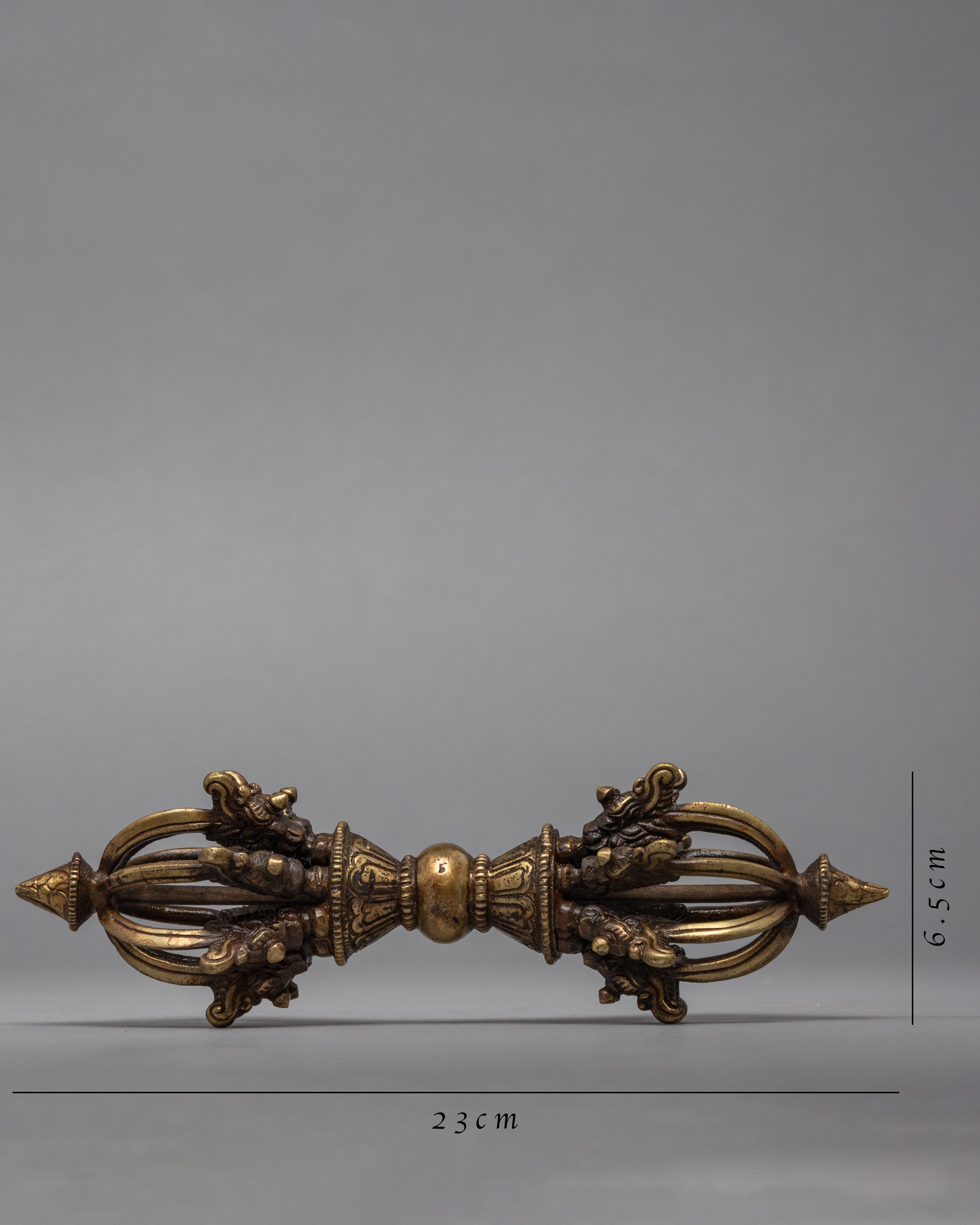 Tibetan Vajra | Gold plated Thunder Bolt"Vajra"