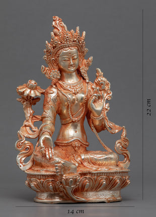Green Tara Buddha Statue | Handmade in Nepal, Himalayan Buddhist Art