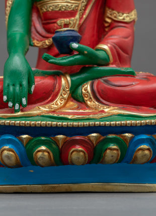 Buddha Shakyamuni Statue | Traditional Handcrafted Buddhist Art