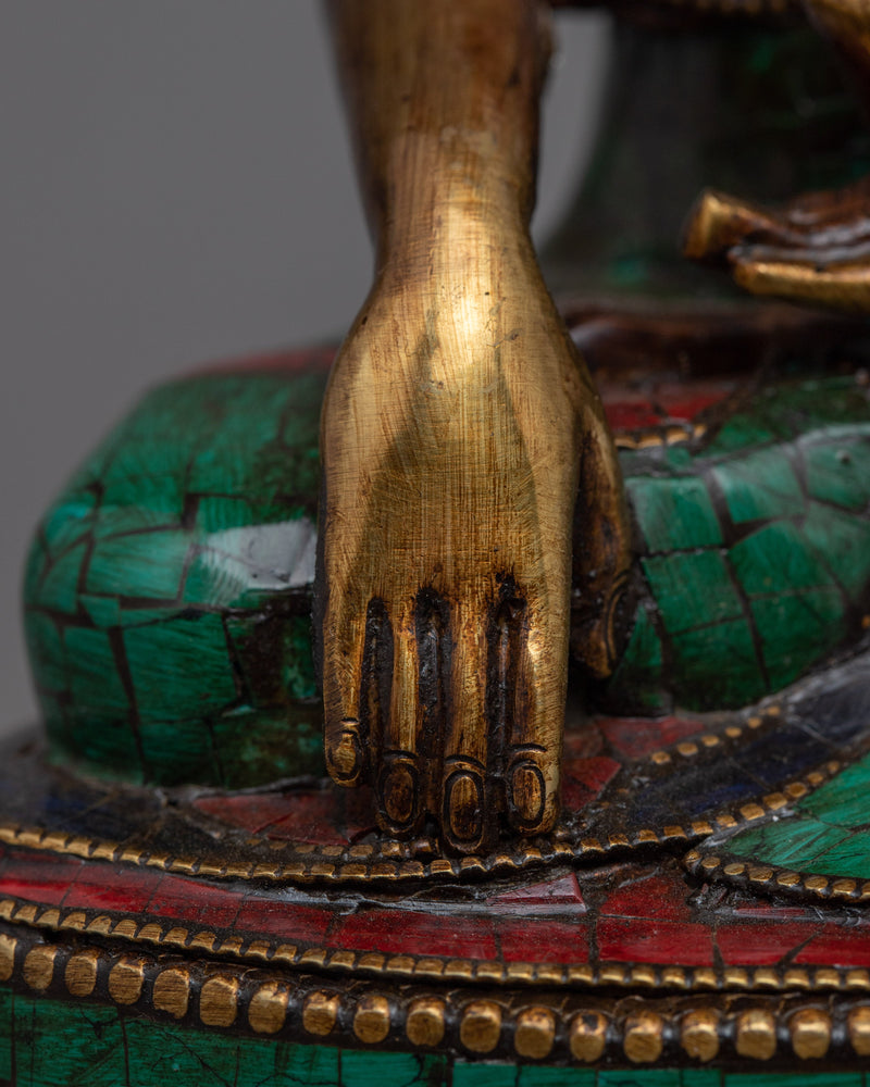 Historical Buddha Shakyamuni Statue | Handcrafted Buddhist Statue for Meditation