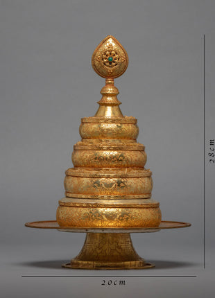 Offering Mandala Set | 24K Gold Plating Mandala