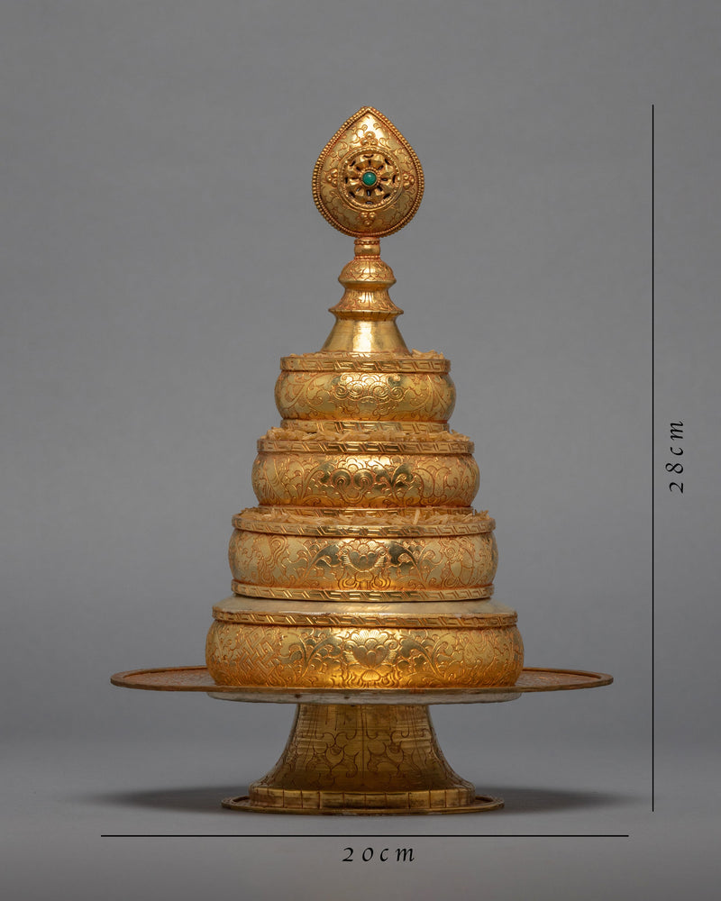 Offering Mandala Set | 24K Gold Plating Mandala