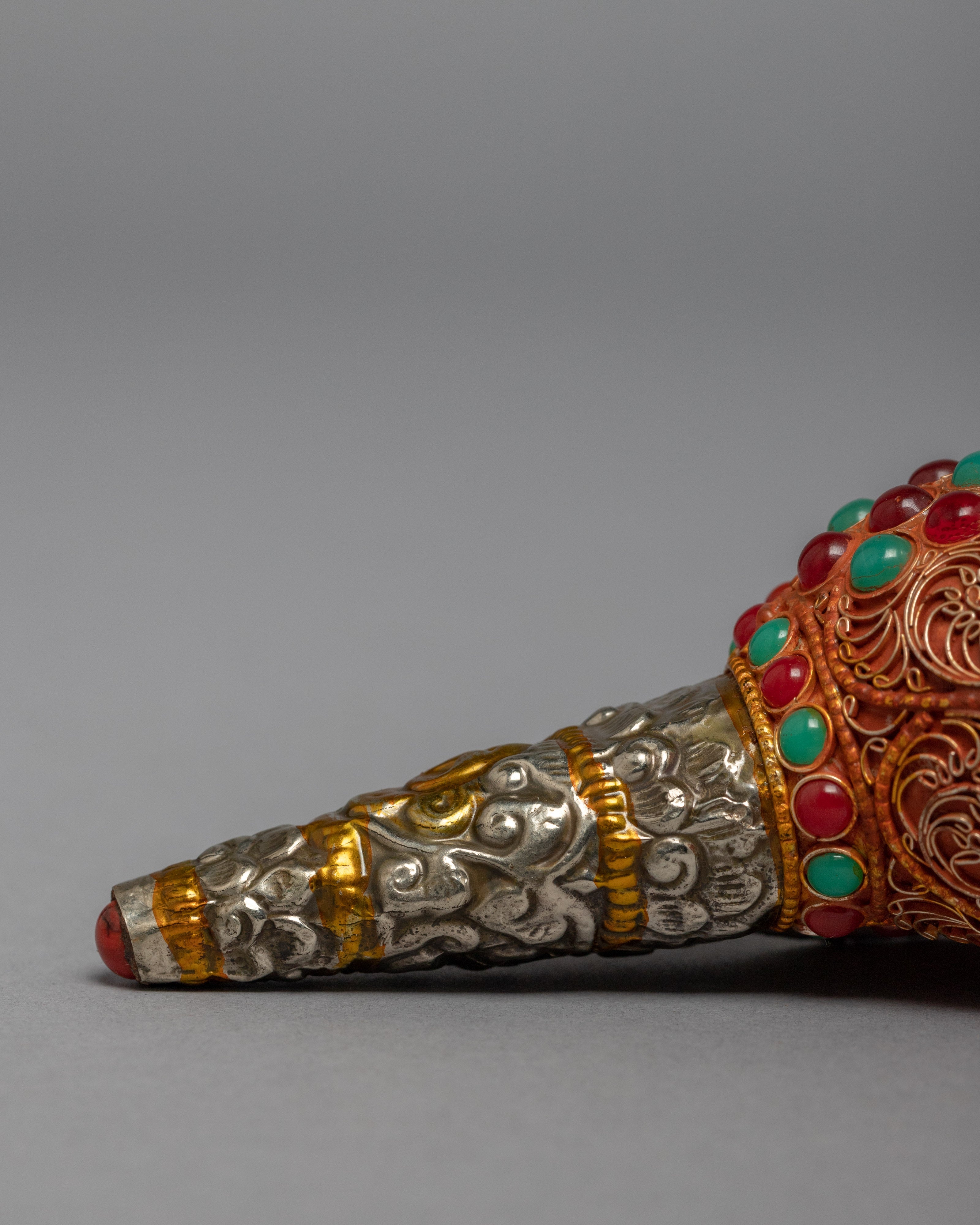 24k Gold Plating Sankha | Buddhist Ritual Item