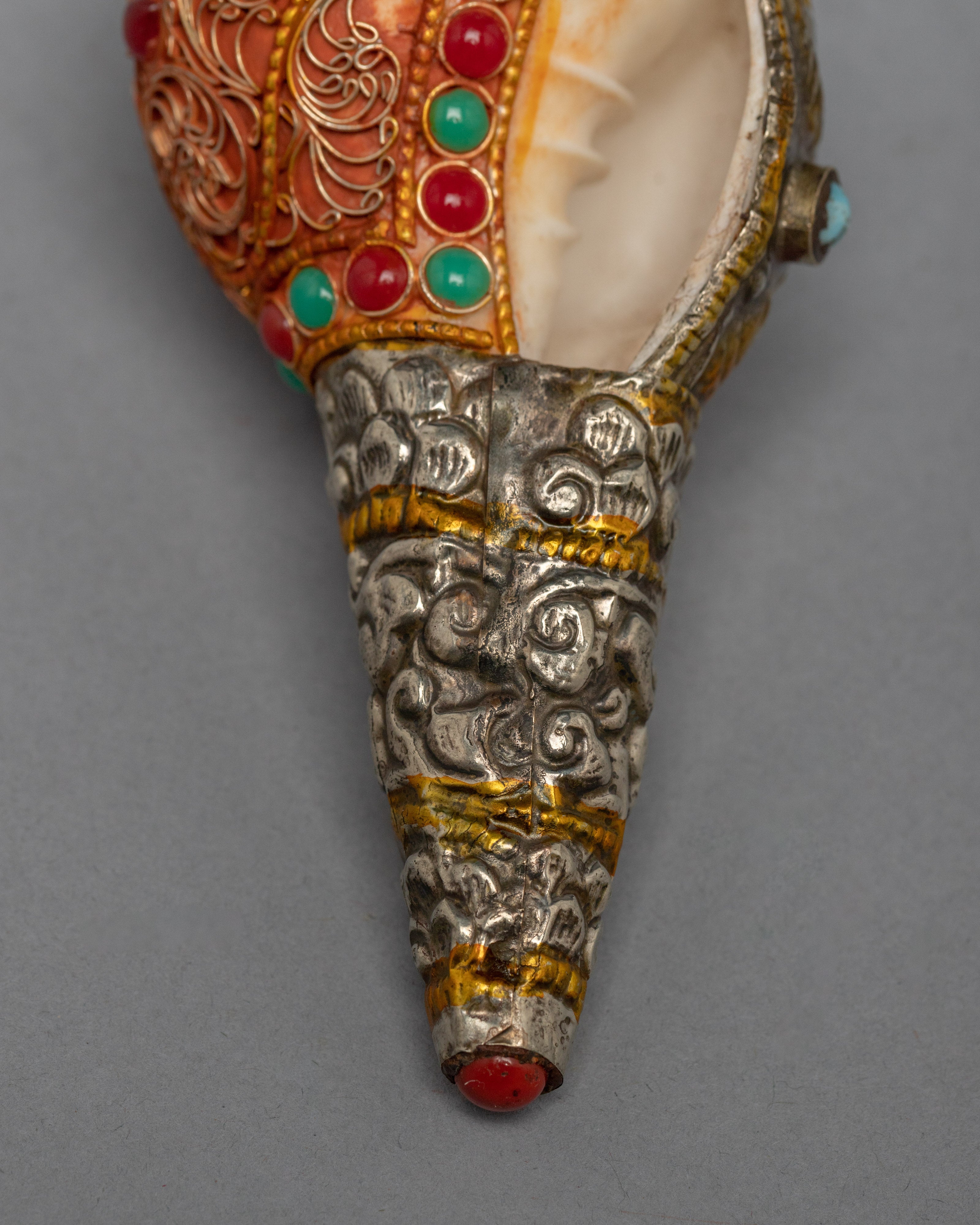 24k Gold Plating Sankha | Buddhist Ritual Item