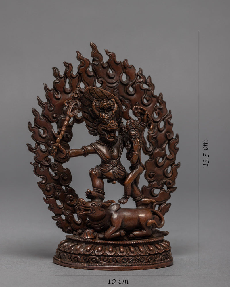 Mini Yamantaka Sculpture | Buddhist Deity Figurine