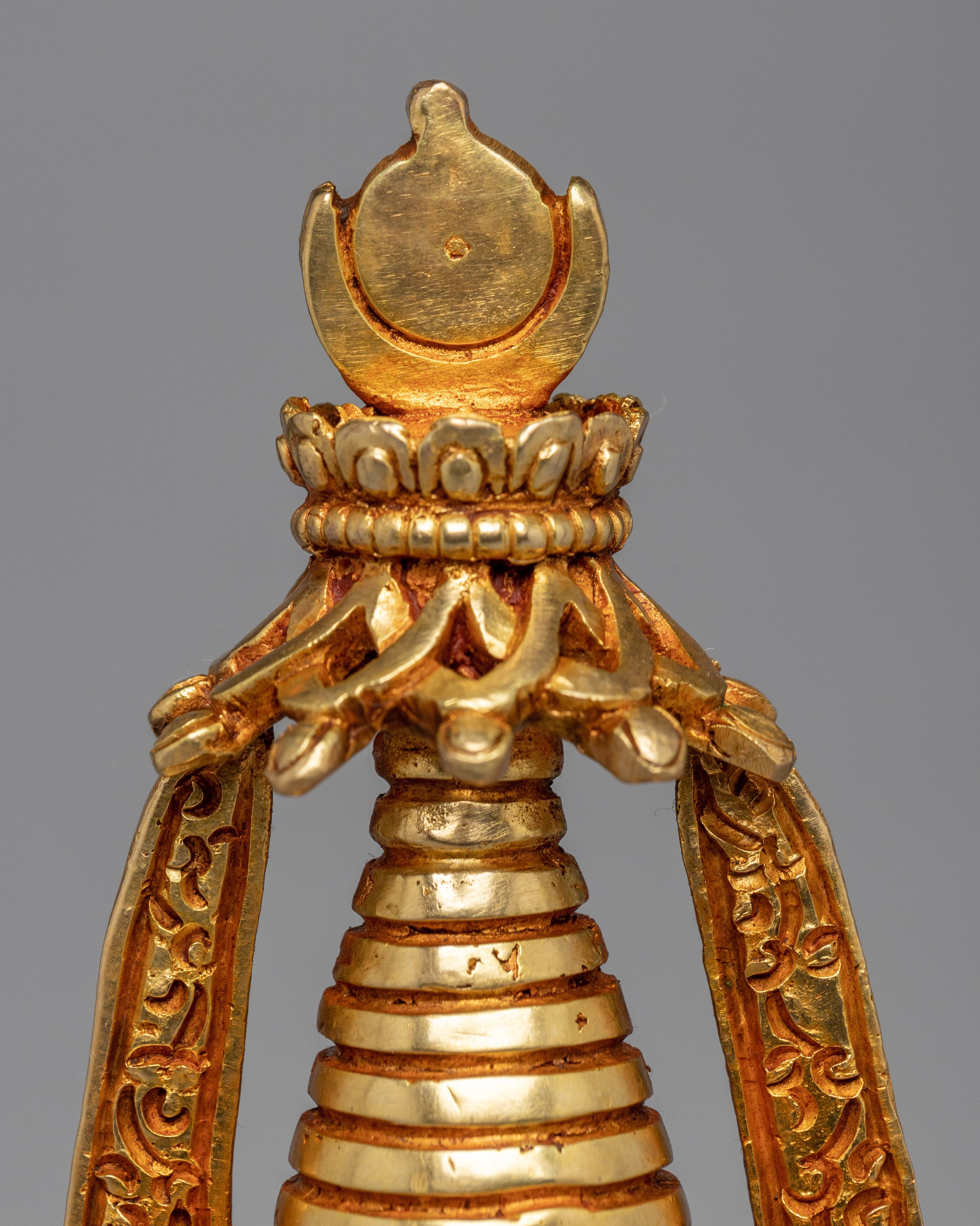Tibetan Buddhist Stupa | 24K Gold Plated