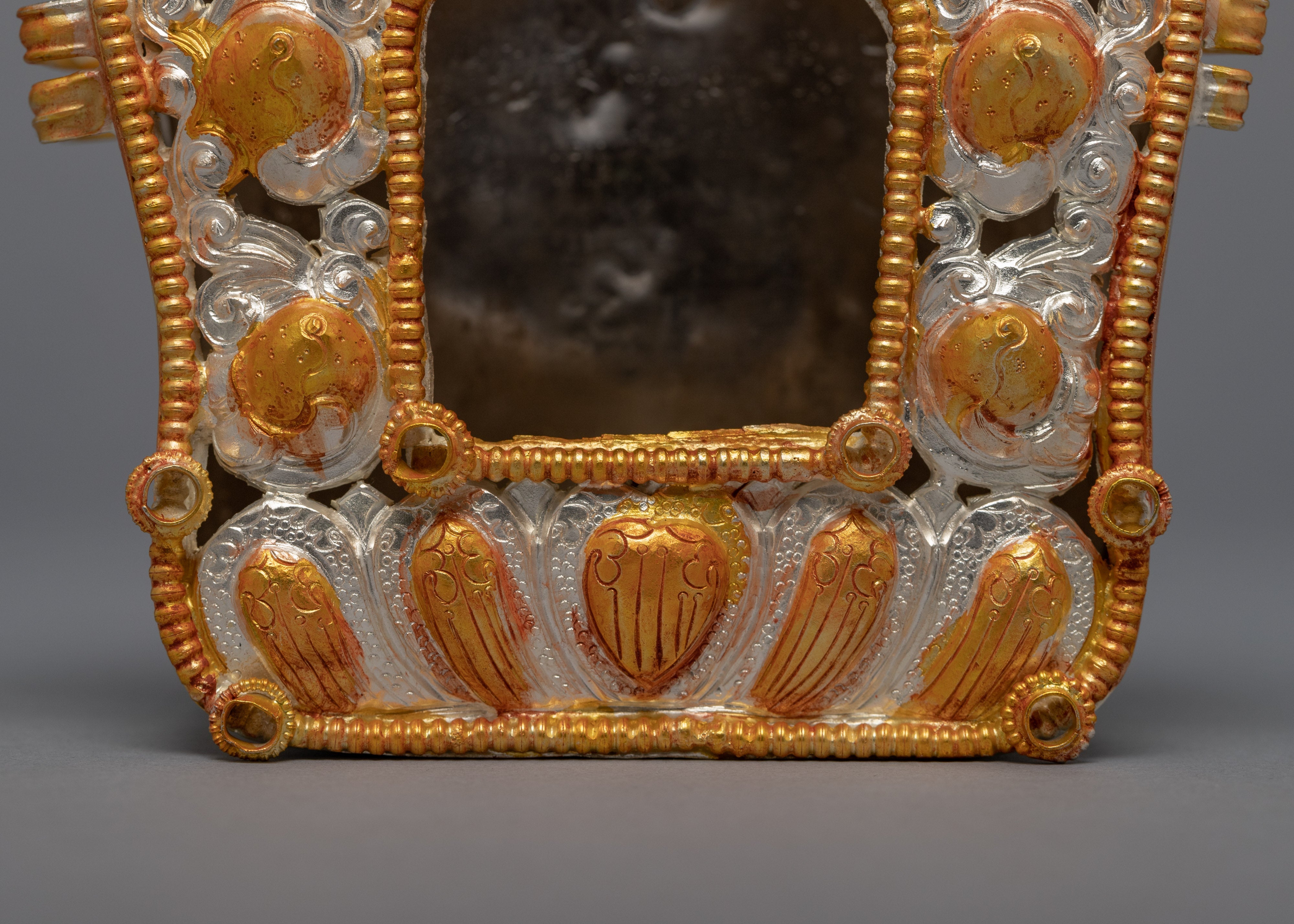 Tibetan Treasure Box | Gold Plated Ghau
