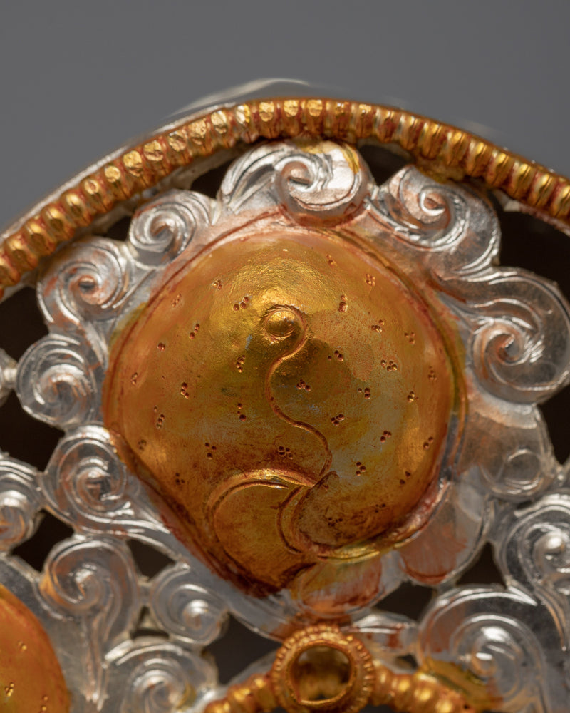 Tibetan Treasure Box | Gold Plated Ghau