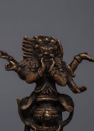 Triple Blade Dagger"Phurba" | Himalayan Traditional Art