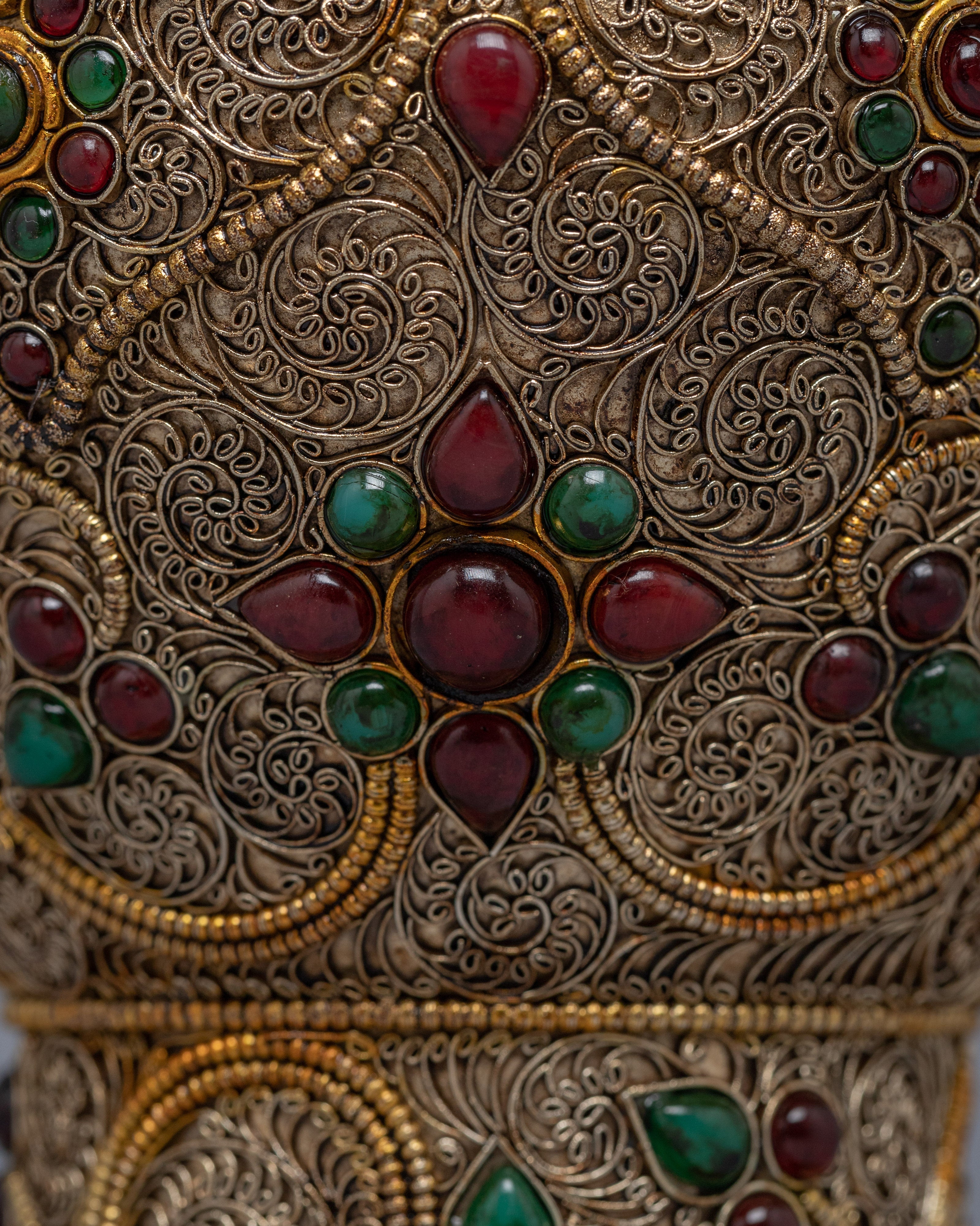 Buddhist Rice Offer Bowl | Handcrafted Dhupur Pot | Home Decor