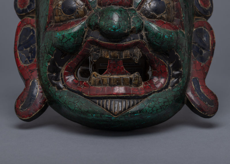 Buddhist Bhairva Mask | Wooden Mask