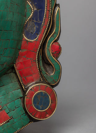 Green Tara Wall Hanging Mask | Himalayan Art