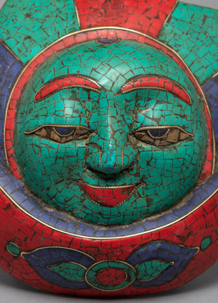 Sun Moon Mask  | Handcrafted Mask For the Decor