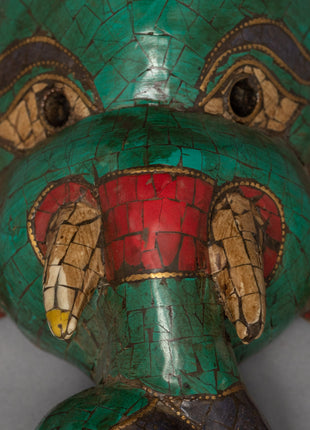 Wooden Ganesh Mask | Home Decor
