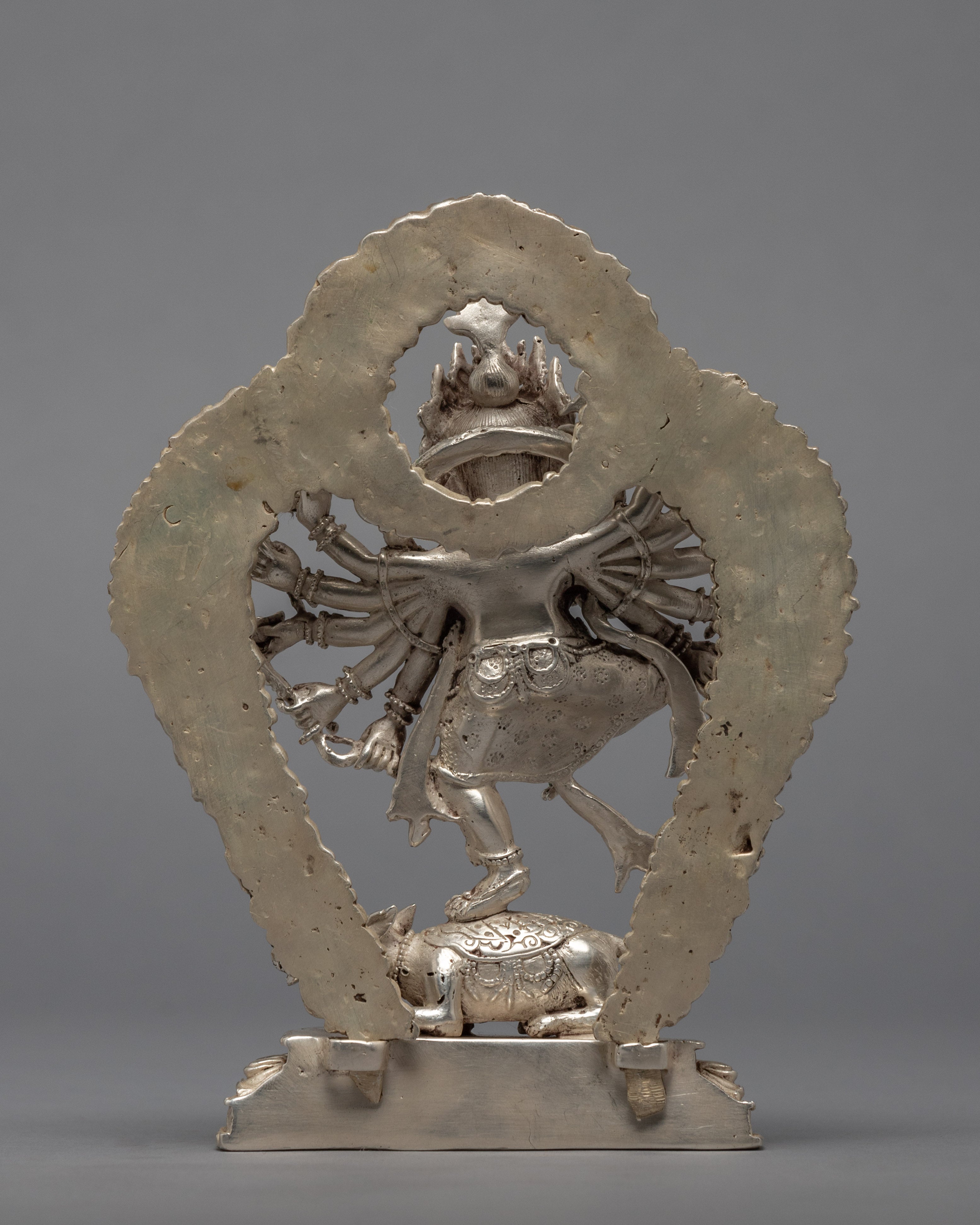 Ganesha Statue | Silver-plated Buddhist Statue