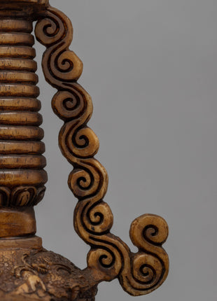 Himalayan Buddhist Architecture Stupa For Ritual | Hand-Crafted Chorten Artwork