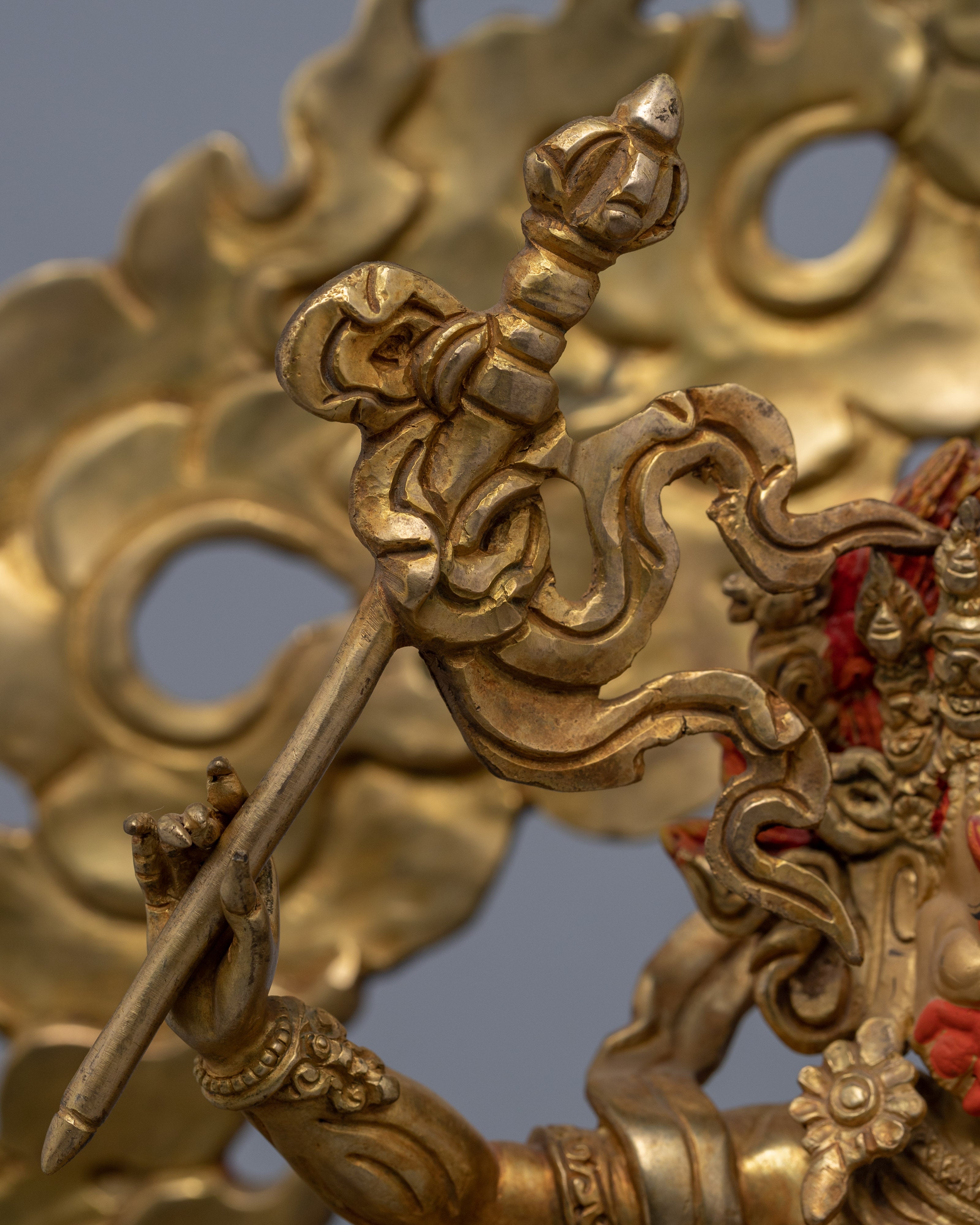 Palden Lhamo Statue for Religious Purpose | Buddhist Fierce Protector Deity Art