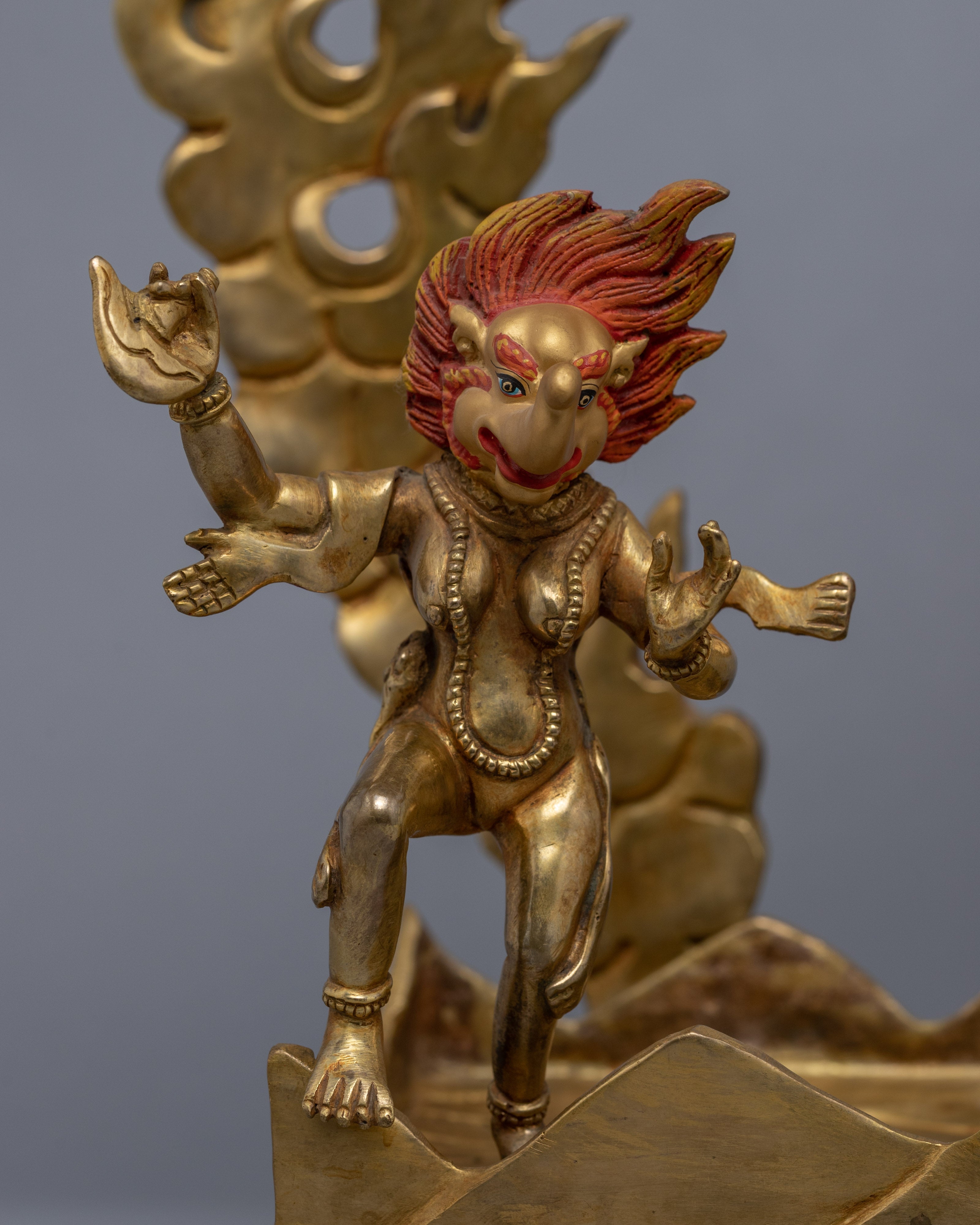 Palden Lhamo Statue for Religious Purpose | Buddhist Fierce Protector Deity Art