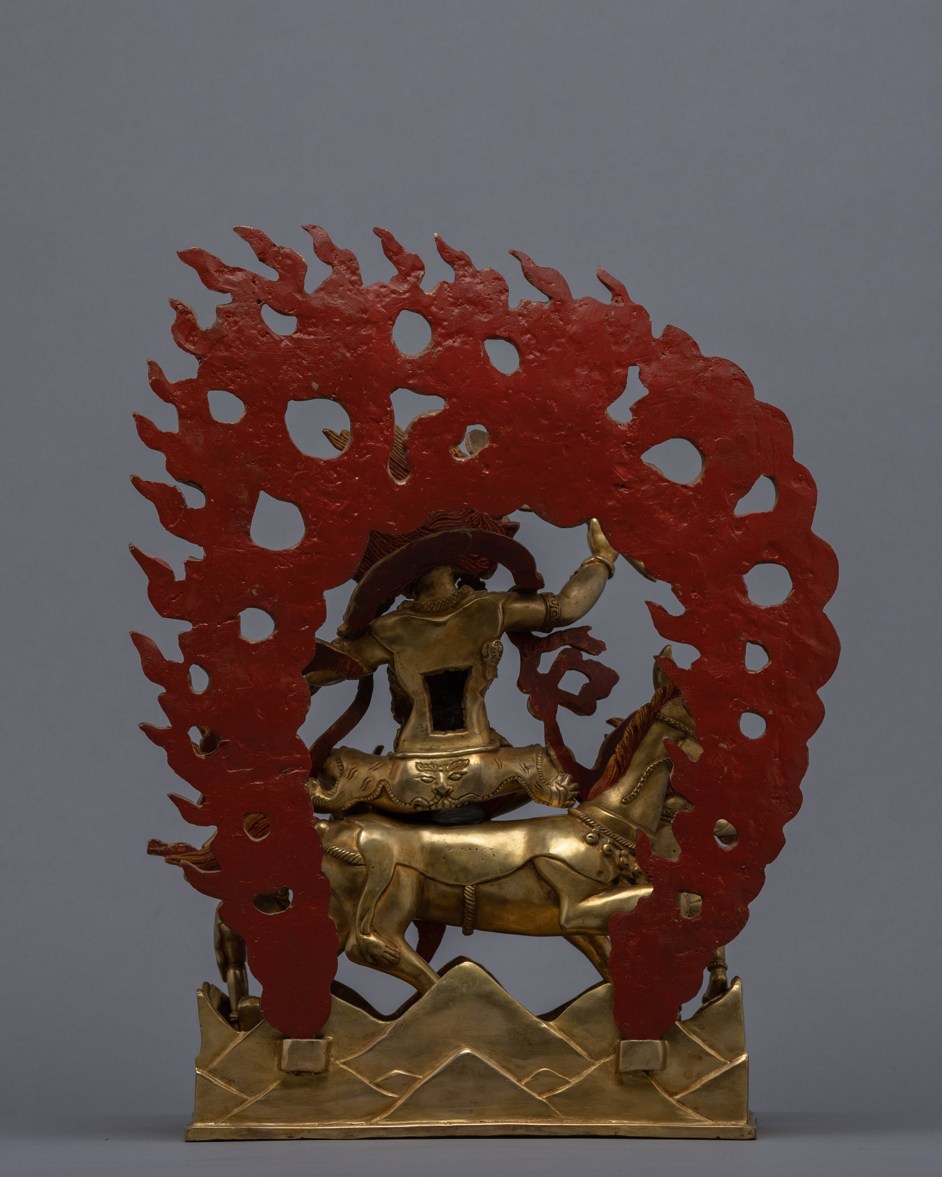 Palden Lhamo Statue for Religious Purpose | Buddhist Fierce Protector Deity Art