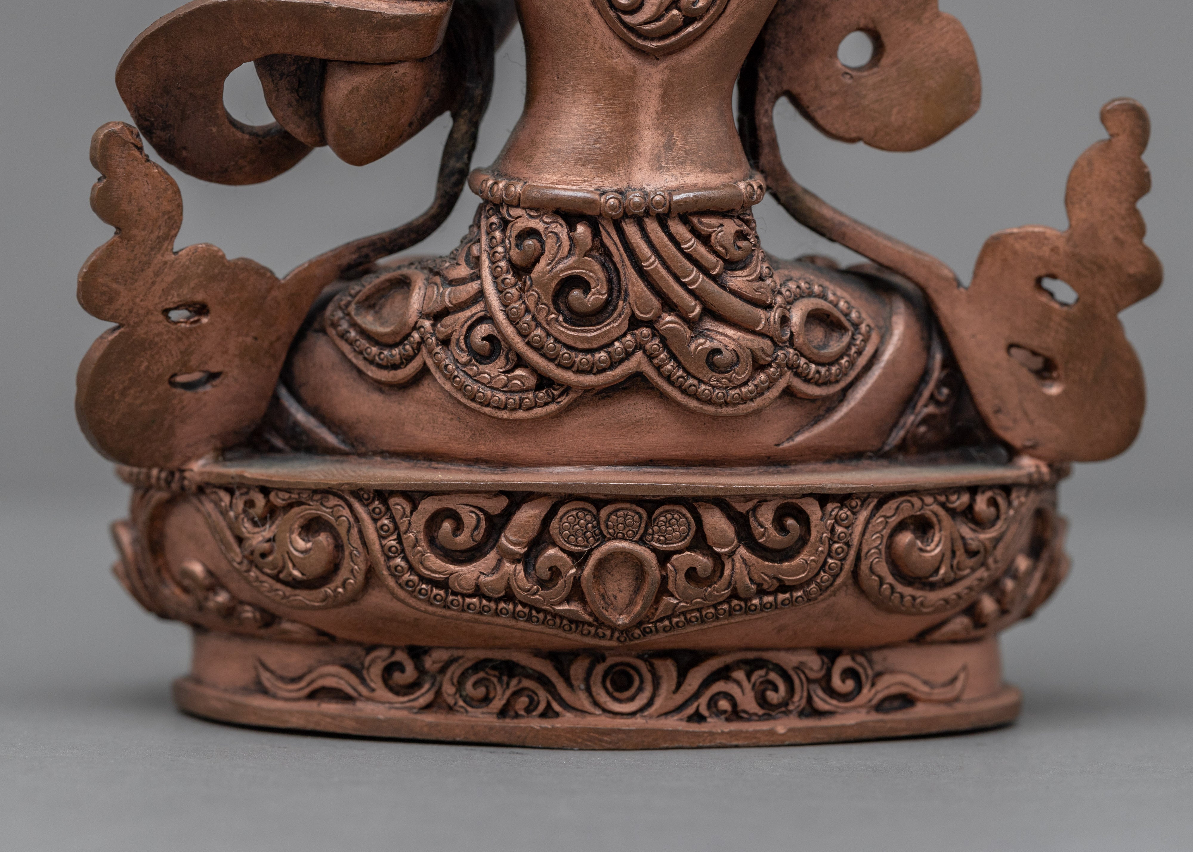 Handmade Manjushri Statue | Copper Statue