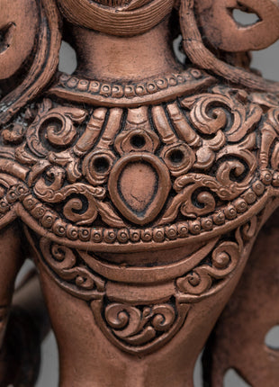 Handmade Manjushri Statue | Copper Statue