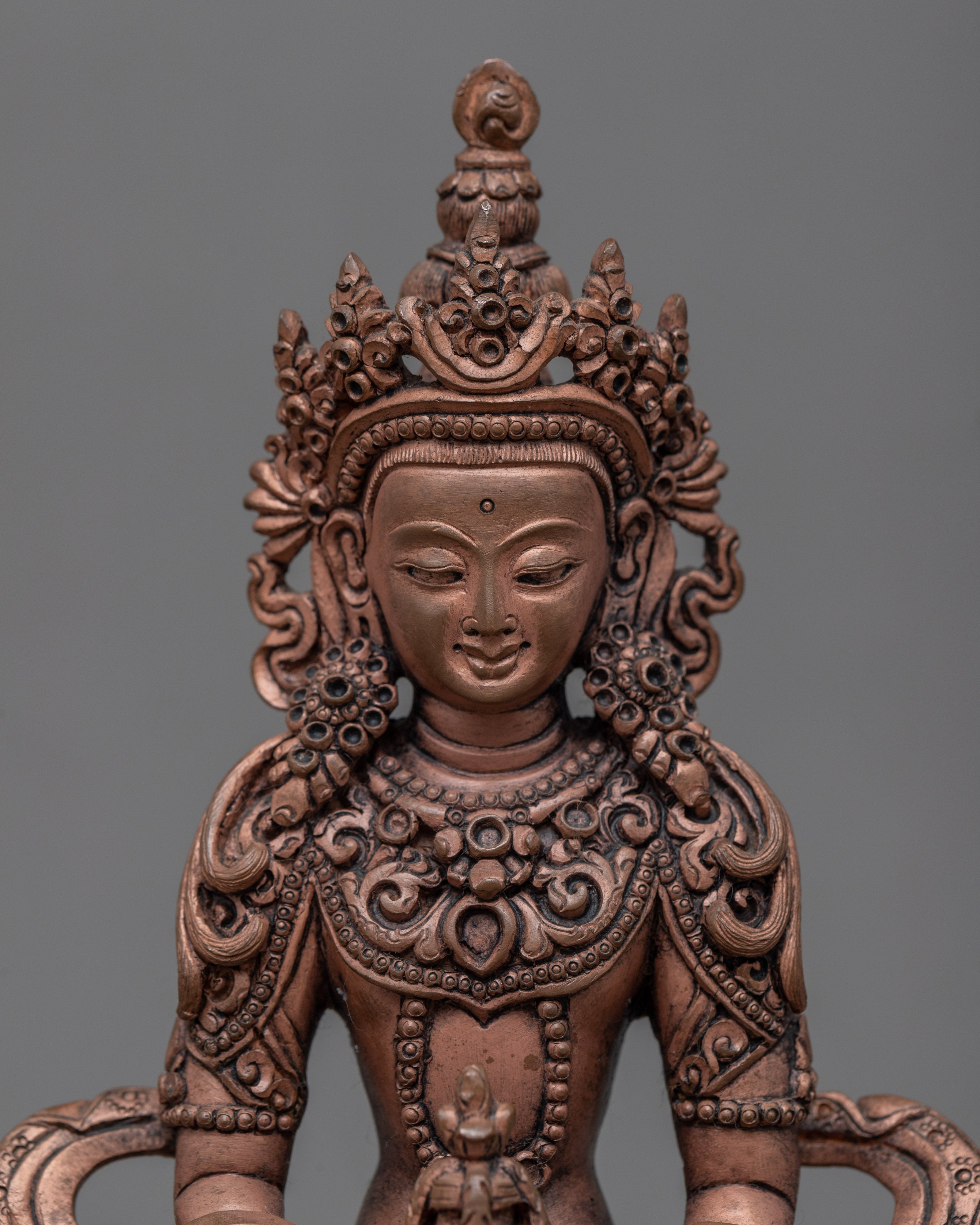 Amitayus Bodhisattva Sculpture | Traditional Art
