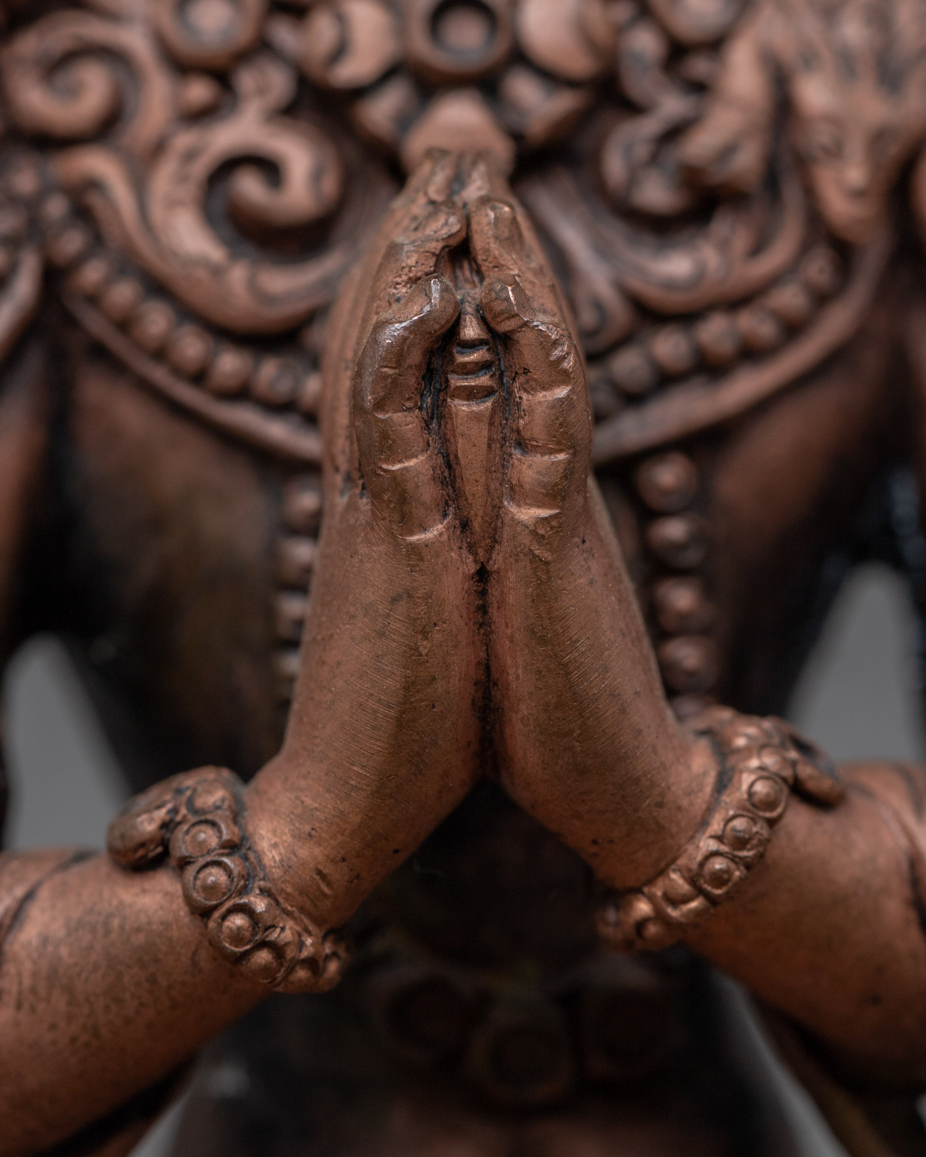 Buddha Avalokiteshvara Statue | Traditional Carved Buddhist Art