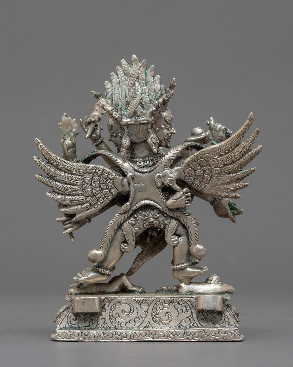 Vajrakilaya Consort Statue | Silver Plated Statue